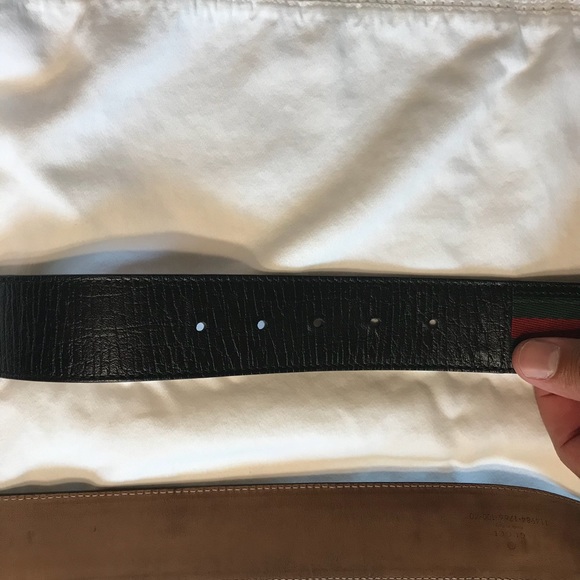 Gucci traditional pattern genuine belt. - Picture 4 of 4
